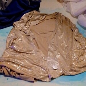 Shimmering Gold Kimono Wrap